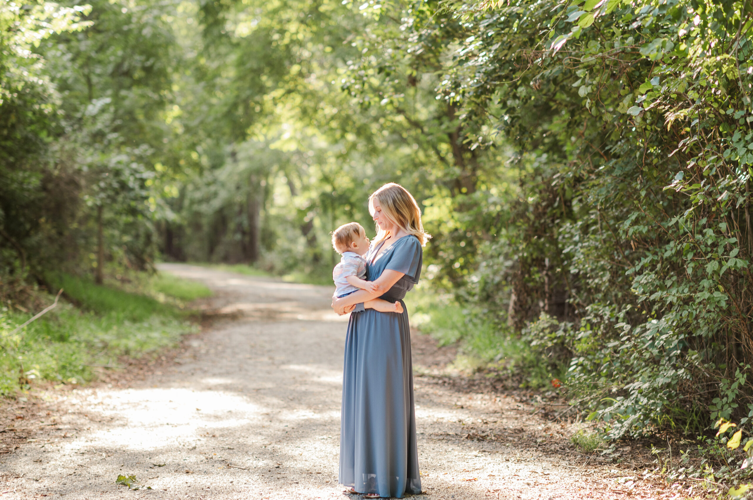 Mother holding son by best milestone photographer york pa