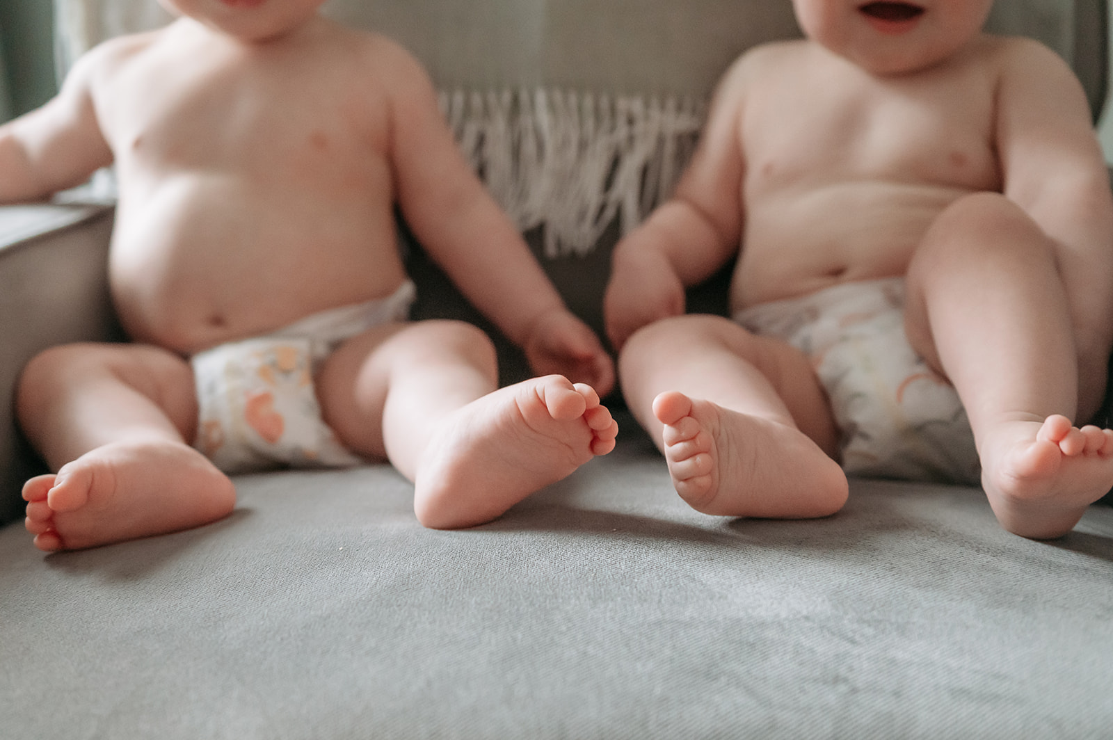 twin milestone session at home by york and lancaster pa photographer